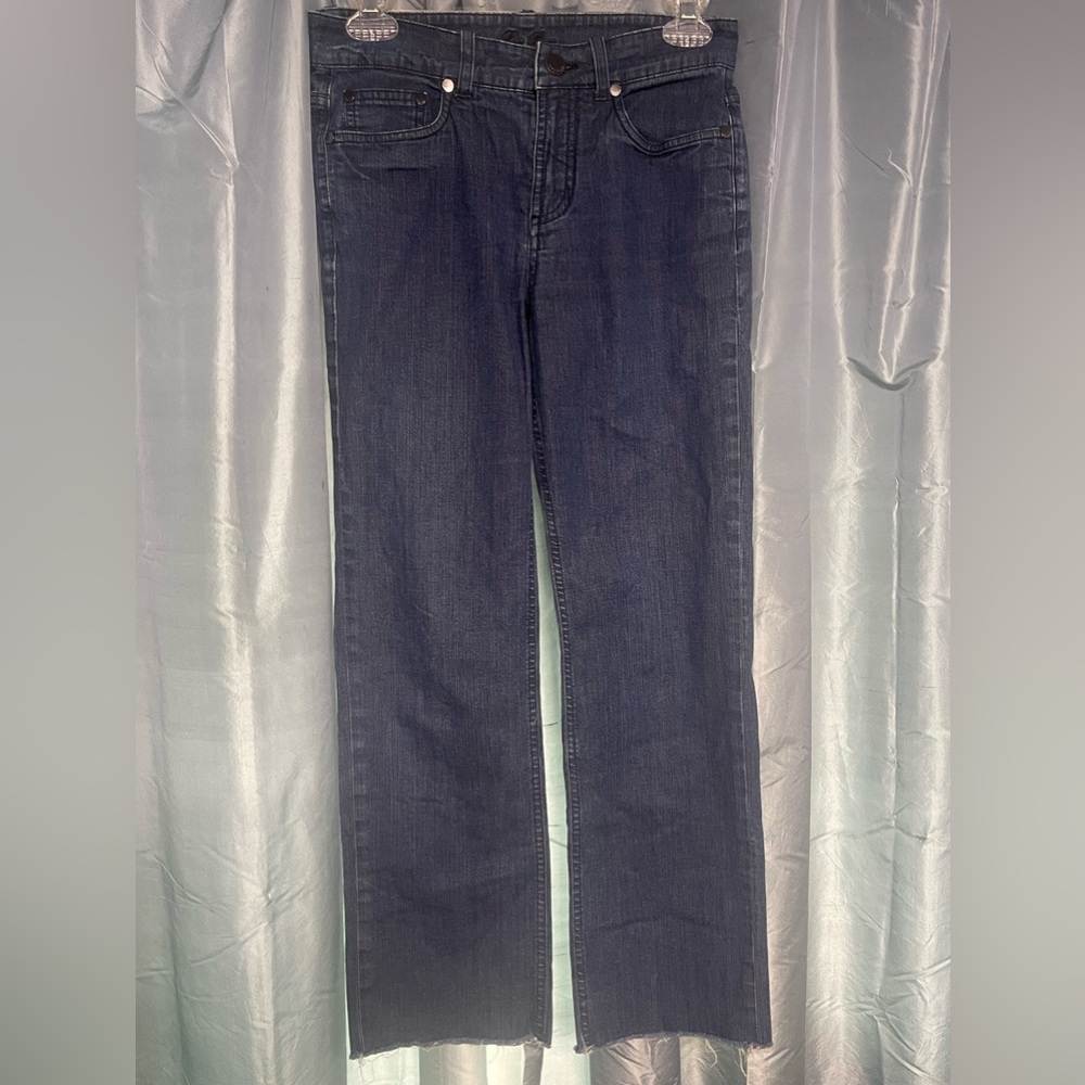 Loro Piana Italian Raw-Hem Straight-Leg Jeans